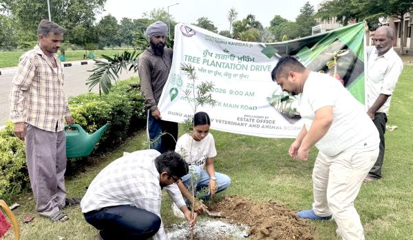 On the occasion, all faculty members and postgraduate students planted a tree, reaffirming their collective commitment to environmental stewardship.